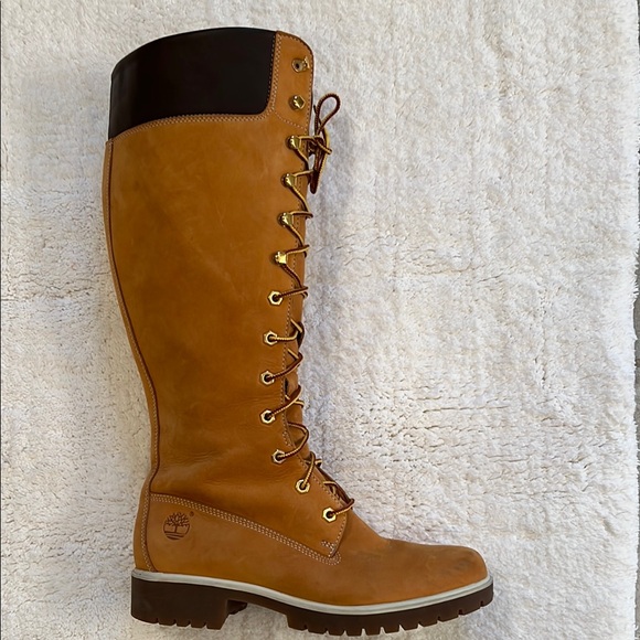 Timberland Tan Lace Up Boots with Nubuck Leather. Size 7. Excellent condition - Picture 3 of 13